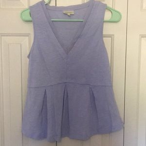 Anthropologie lilac peplum